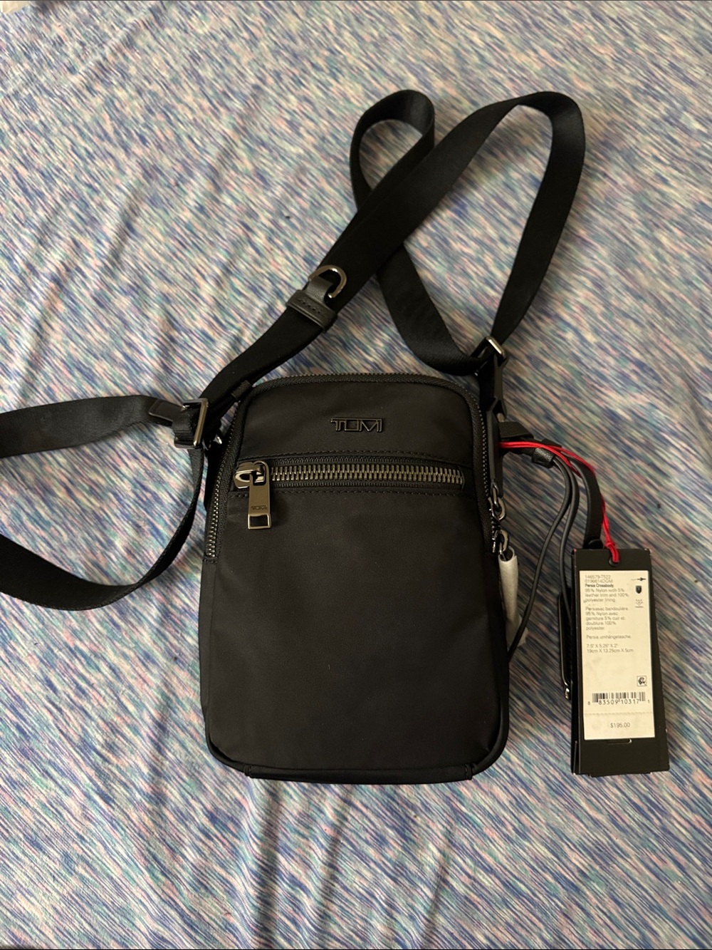 Tumi Black Men's Crossbody Messenger Sling